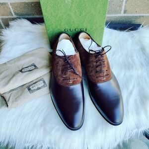 Gucci Oxford Lace Up Shoes